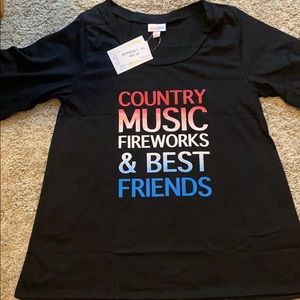 LuLaroe United and Strong boyfriend tee